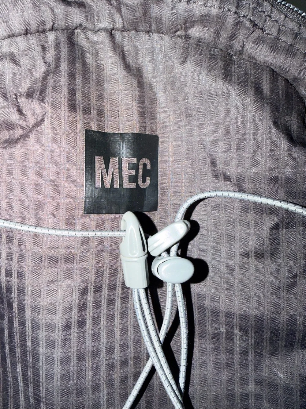 MEC Black Lightweight Daypack Hiking Backpack